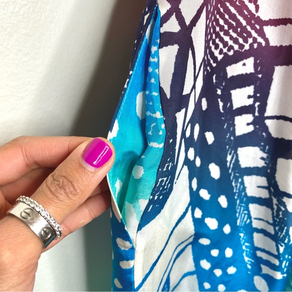 Diane Von Furstenberg “Gilmore Oasis” silk dress 🧡 - Picture 9 of 16